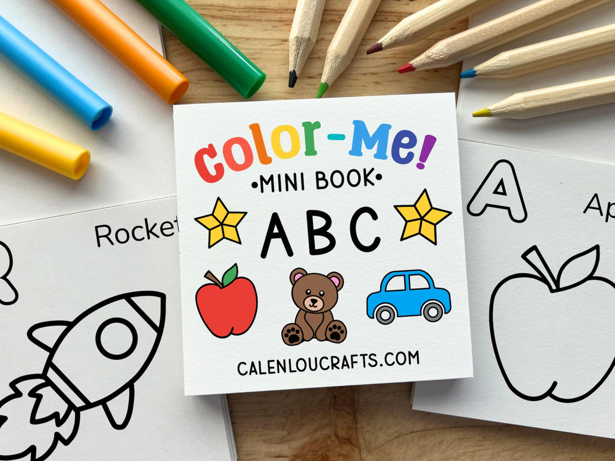 Alphabet Mini Coloring Book