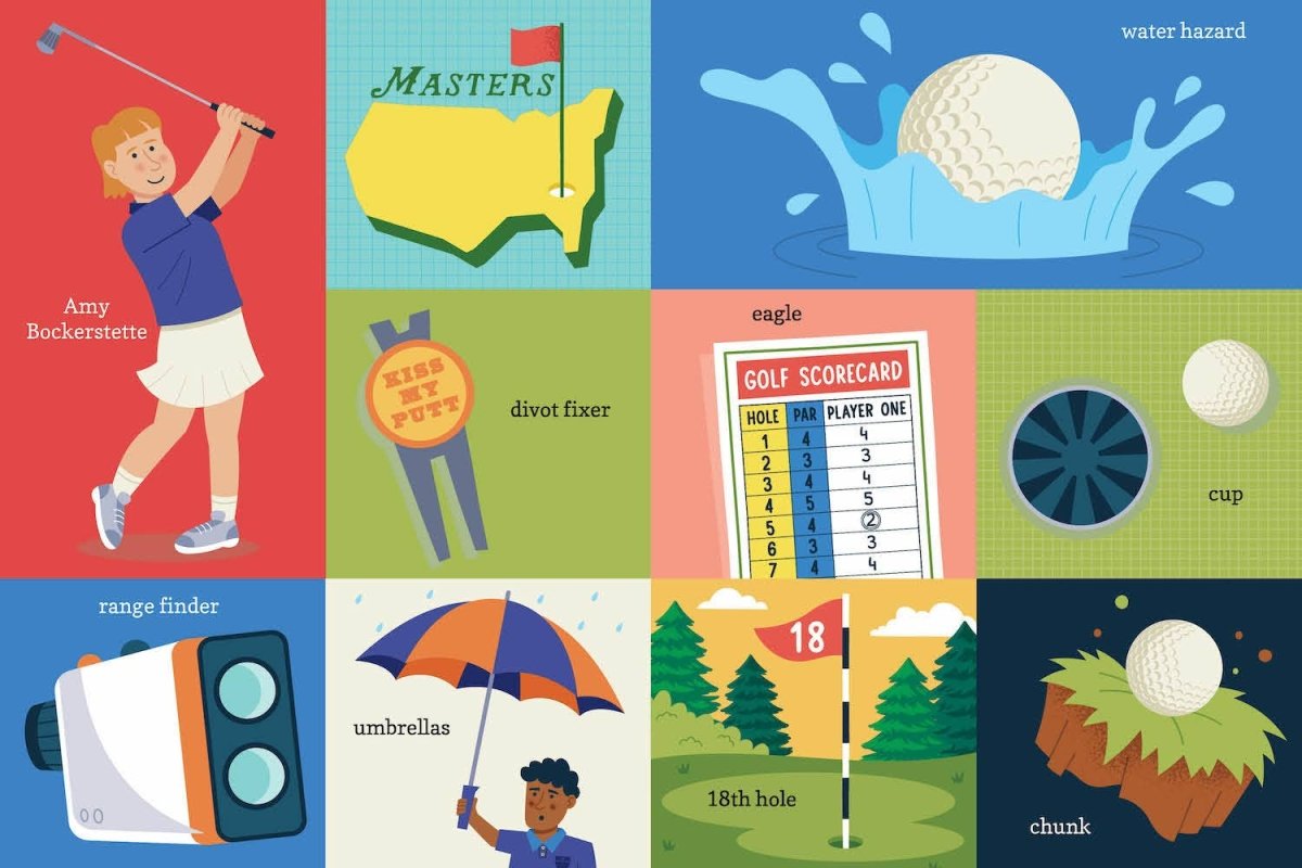 100 First Words for Little Golfers - Familius, LLC Books sold by Rosebud & Jo