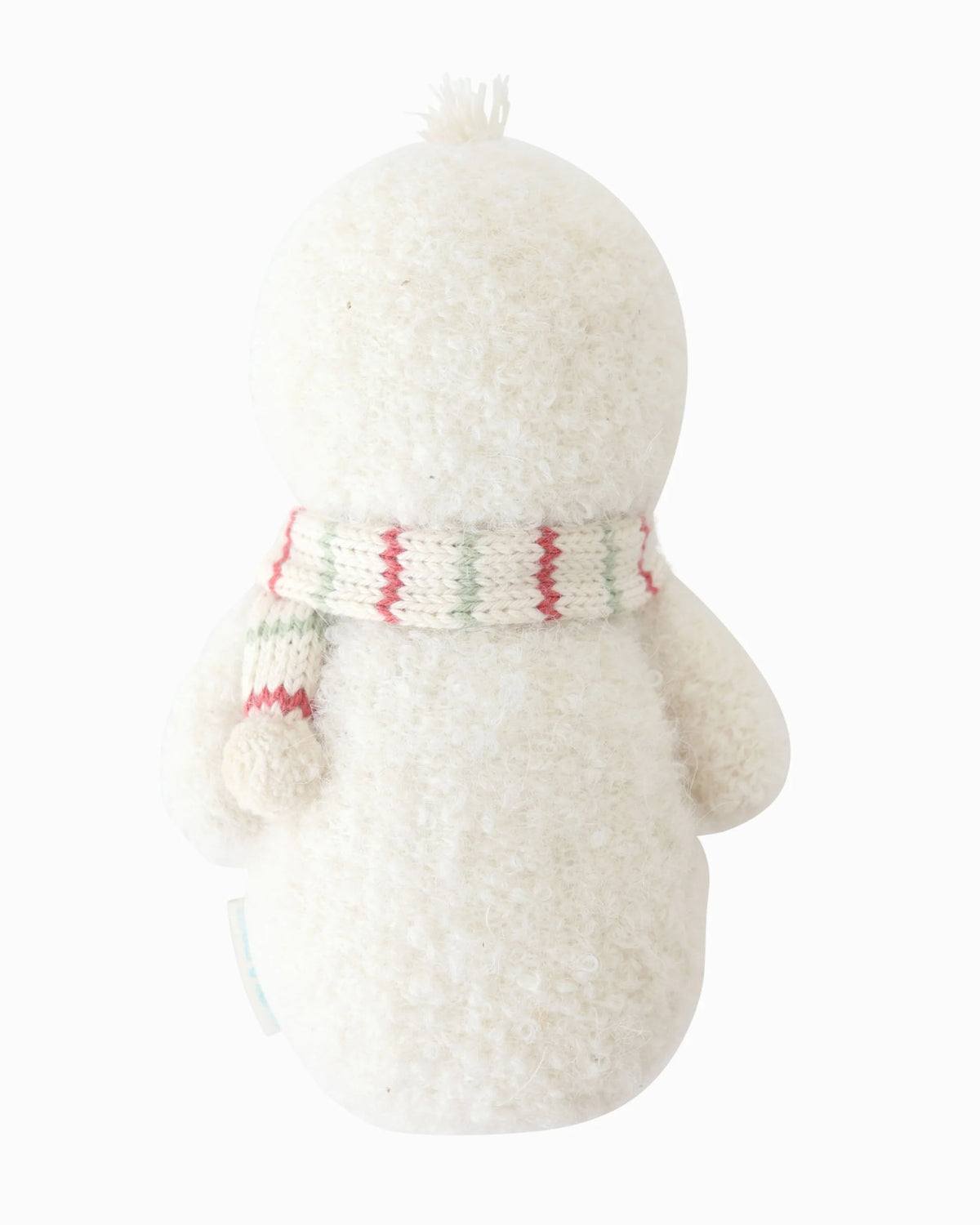 Baby Snowman with Peppermint Scarf
