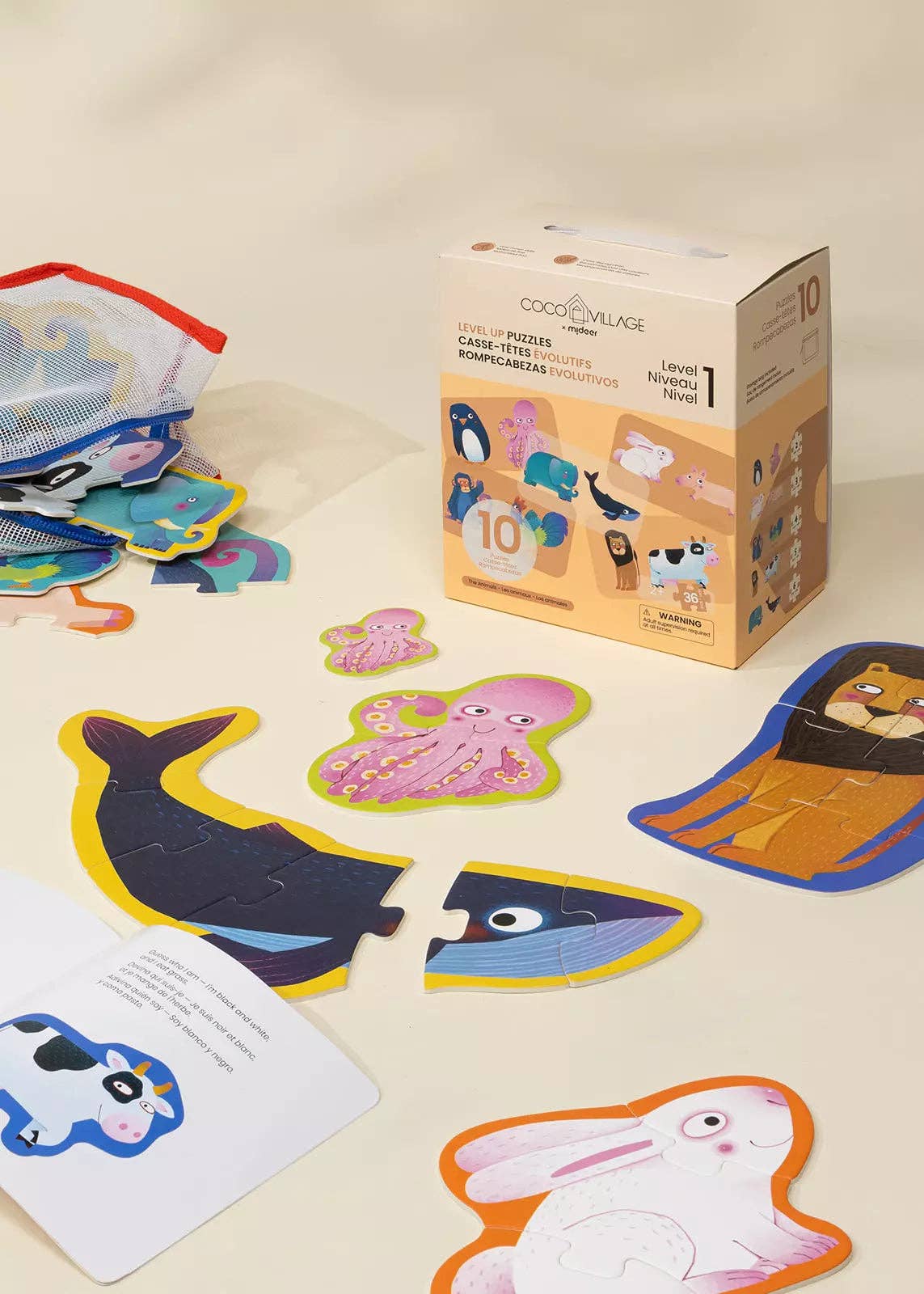 Level Up Puzzles: Level 1 -The Animals