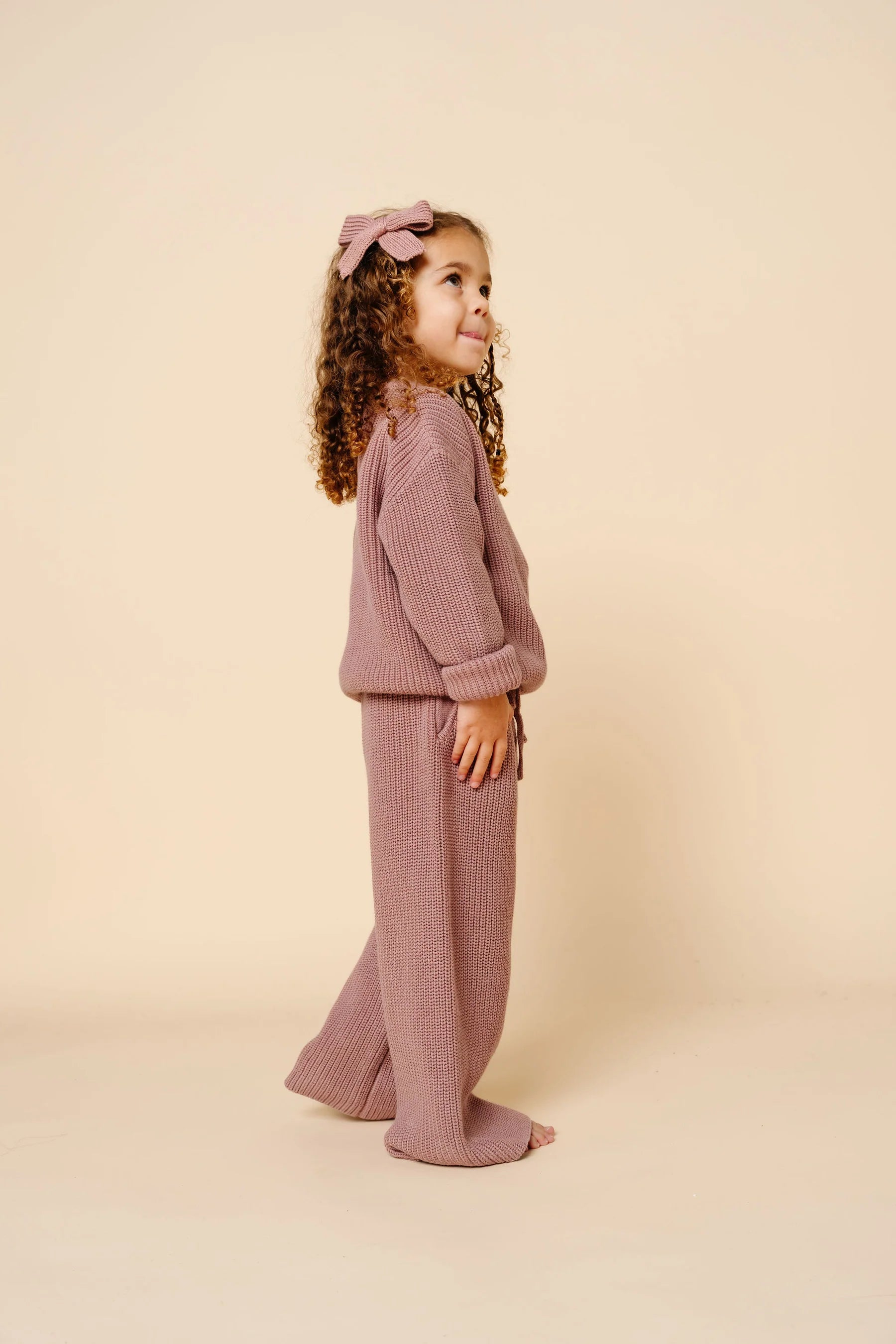 Knit Chunky Sweater - Mauve