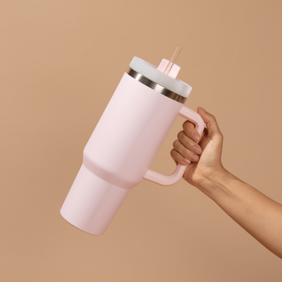 40 oz Tumbler Water Bottle: Pink - Sweet Water Decor Water Bottle sold by Rosebud & Jo