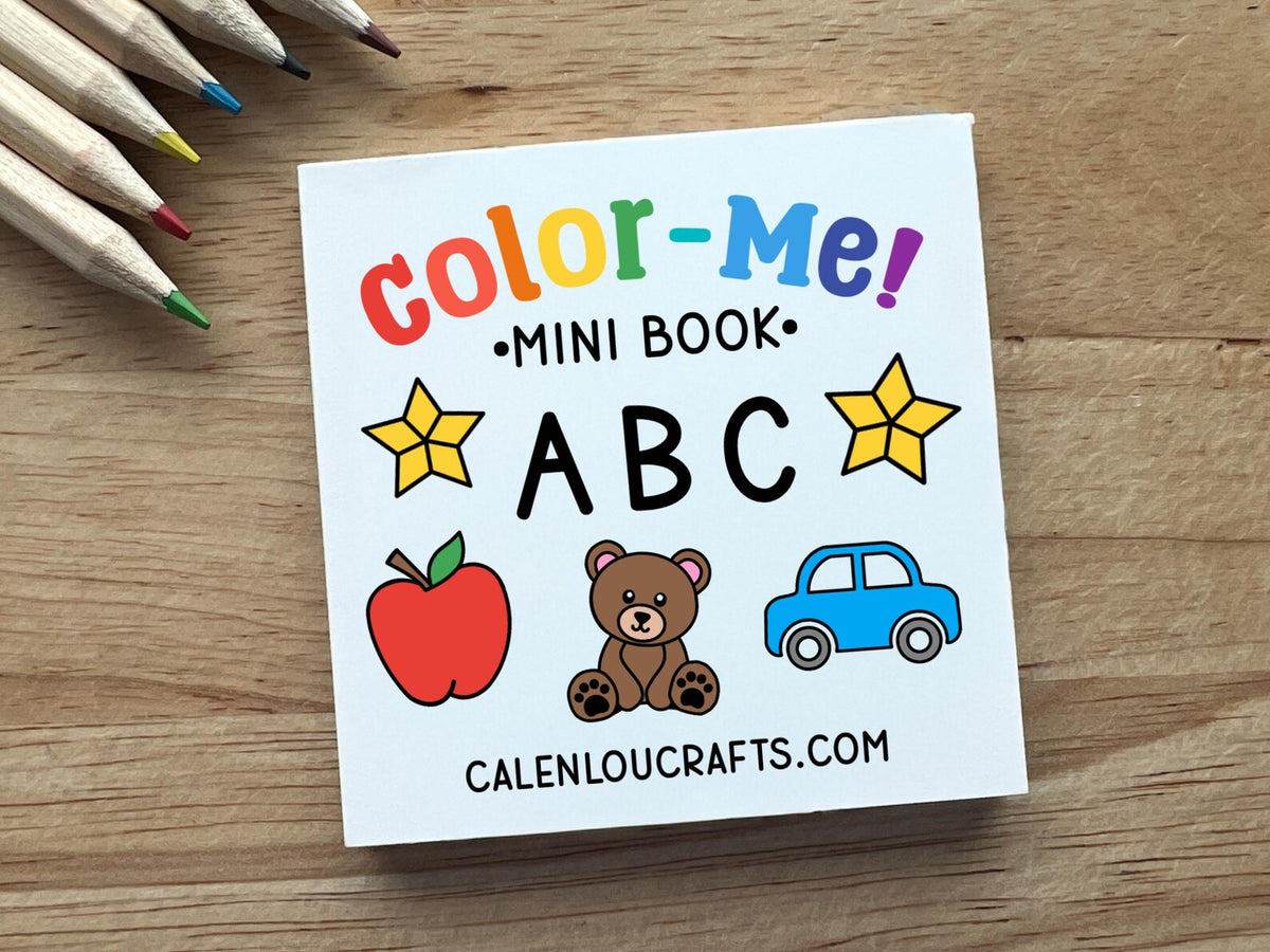 Alphabet Mini Coloring Book