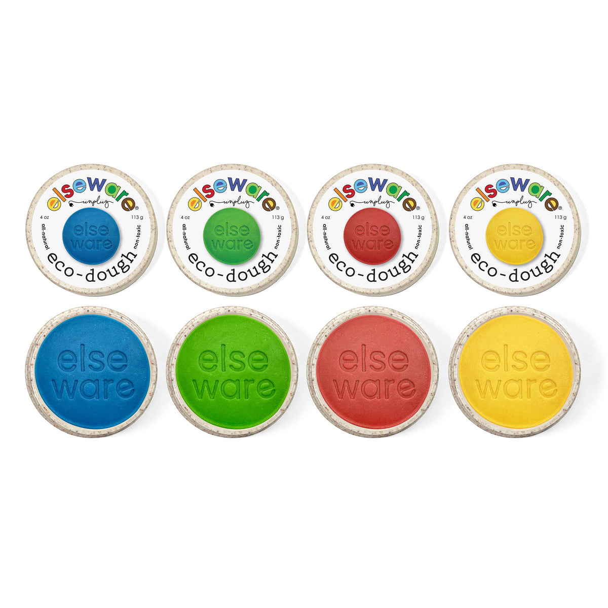 Eco-Dough 4-Pack - Natural Sensory Dough