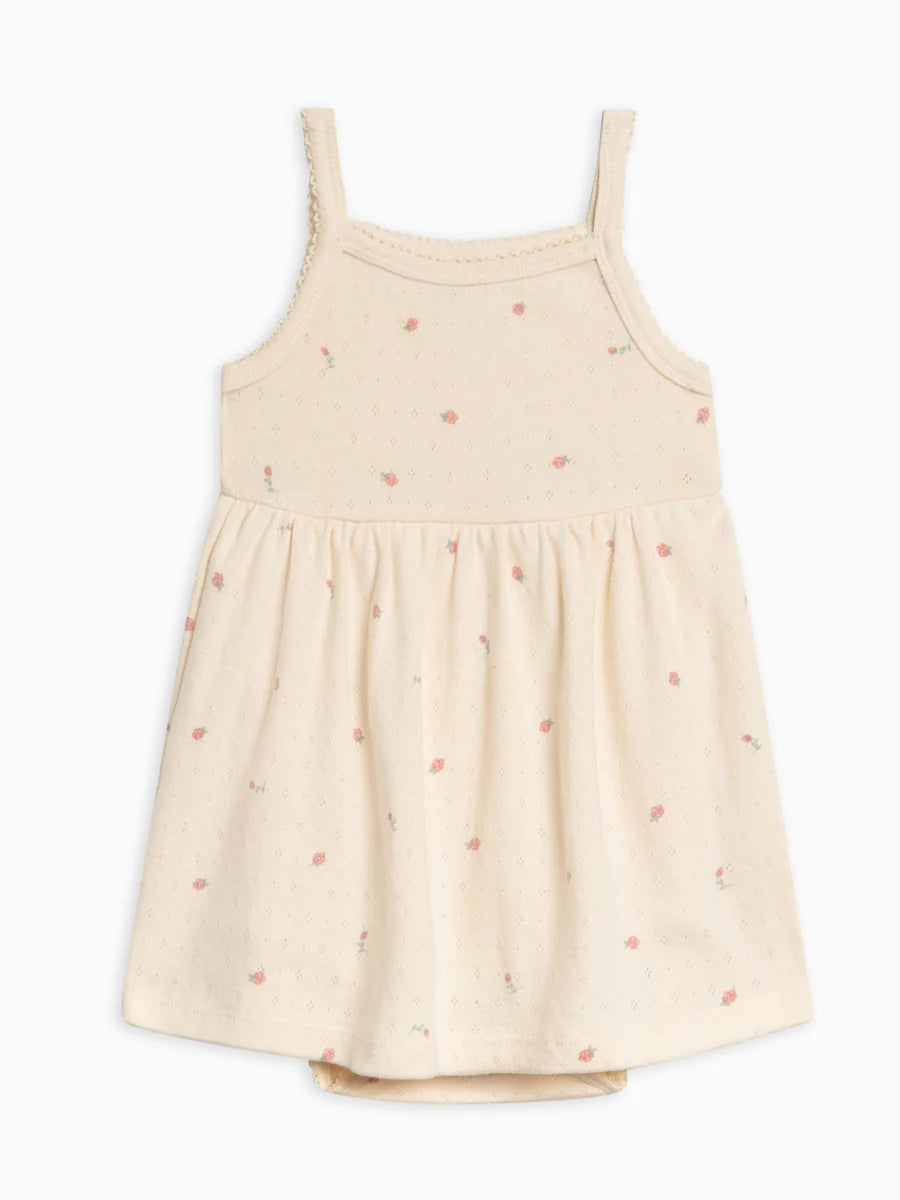 Soleil Pointelle Bodysuit Dress