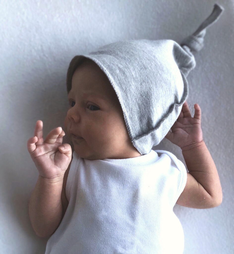 Baby Top Knot Hat