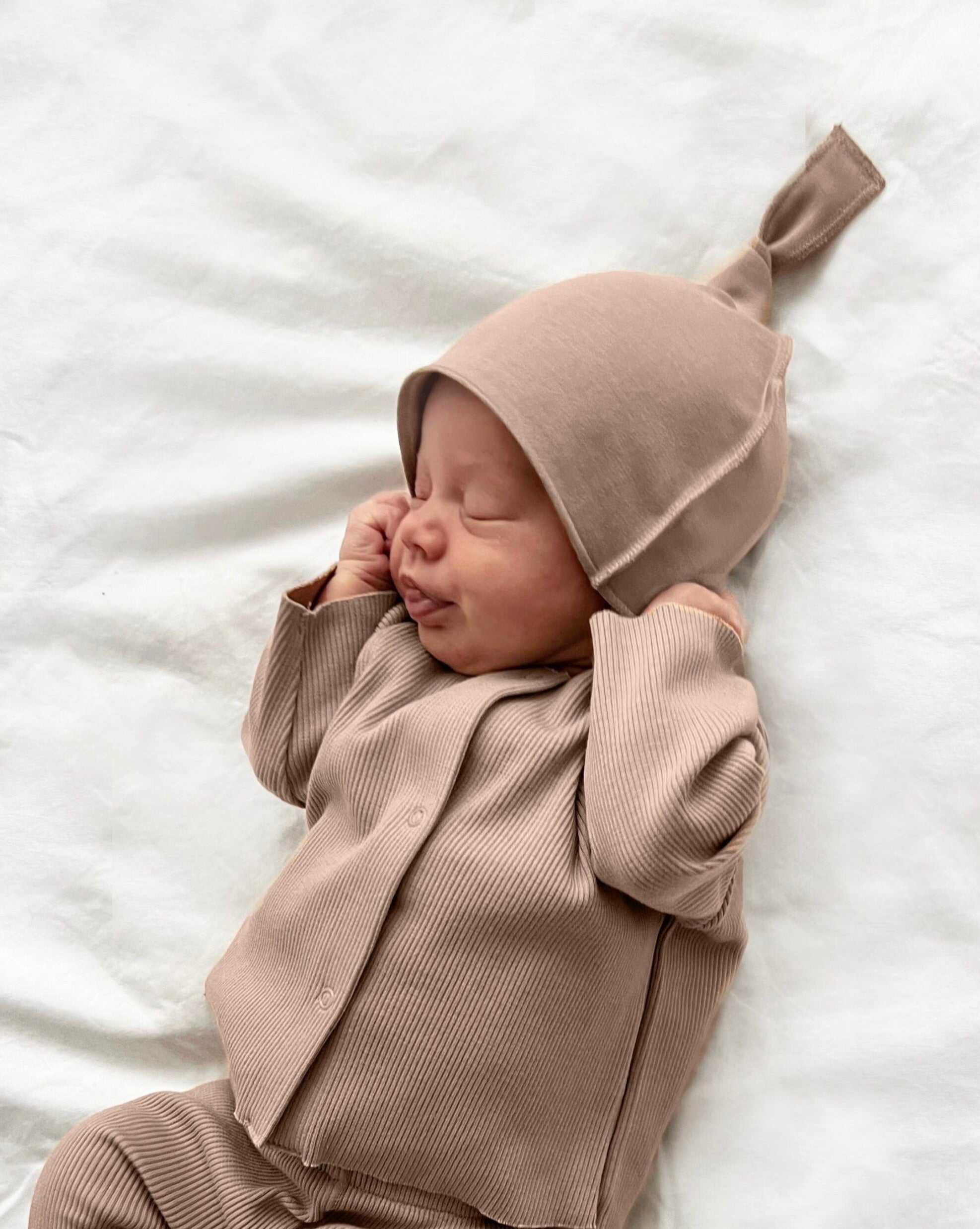 Baby Top Knot Hat