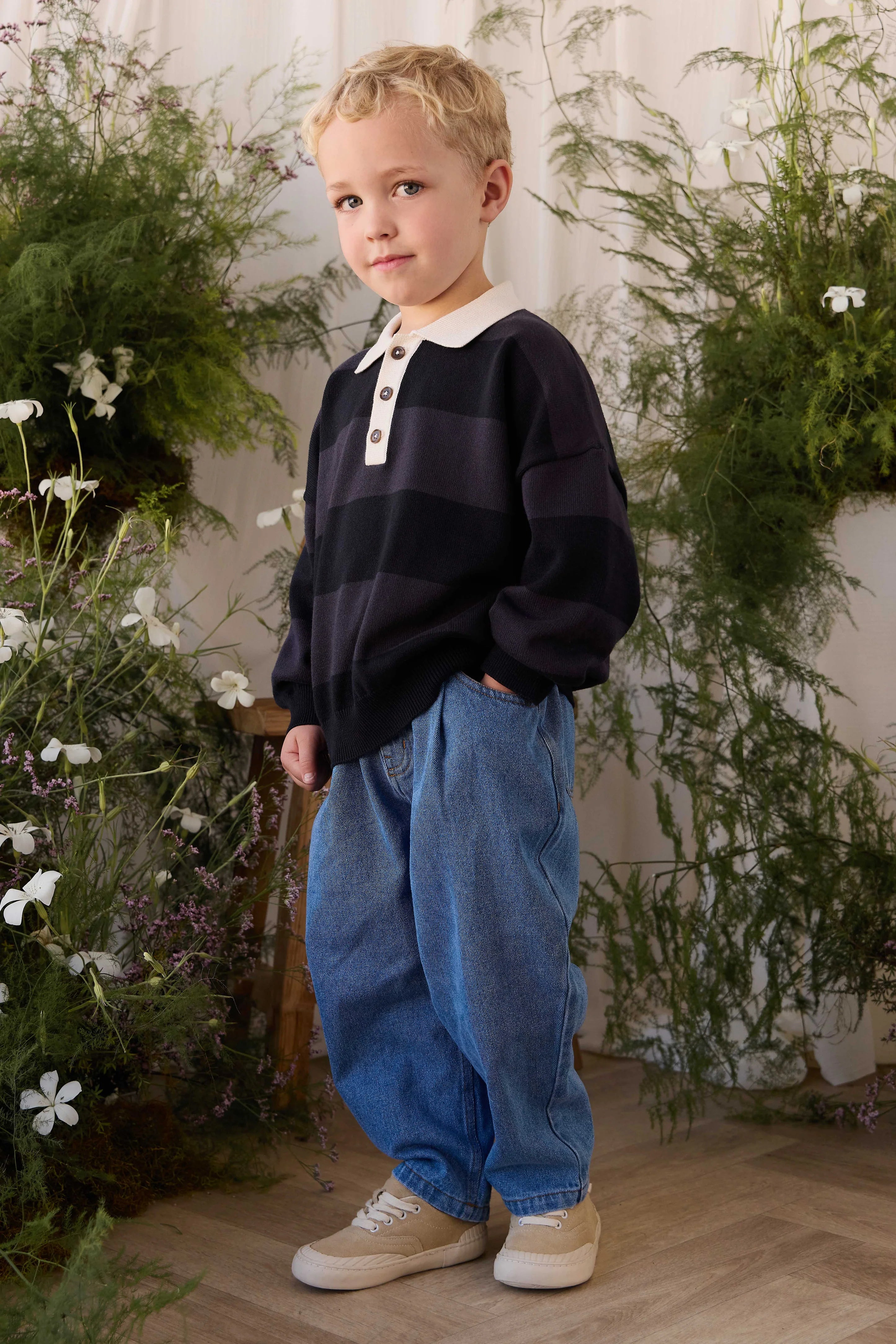 Rowan Knit Jumper - Rowan Stripe