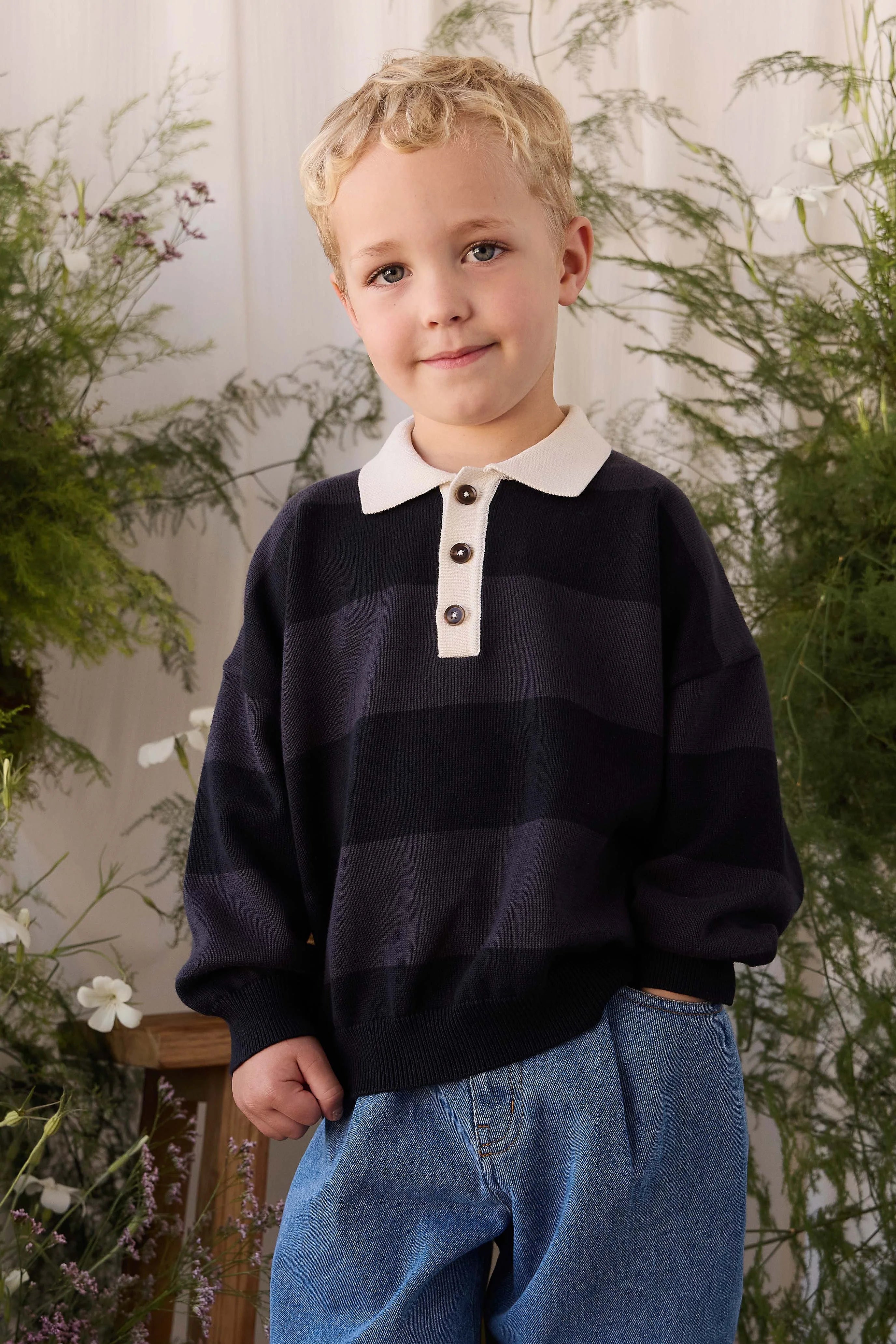 Rowan Knit Jumper - Rowan Stripe