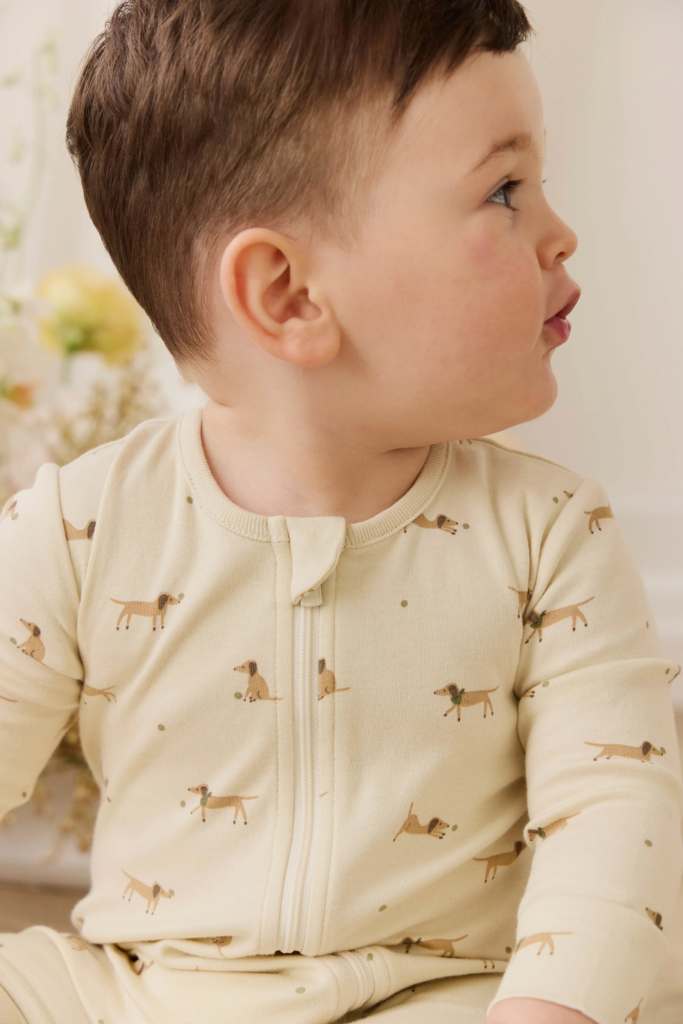 Organic Cotton Jude Onepiece - Play Ball Cassava