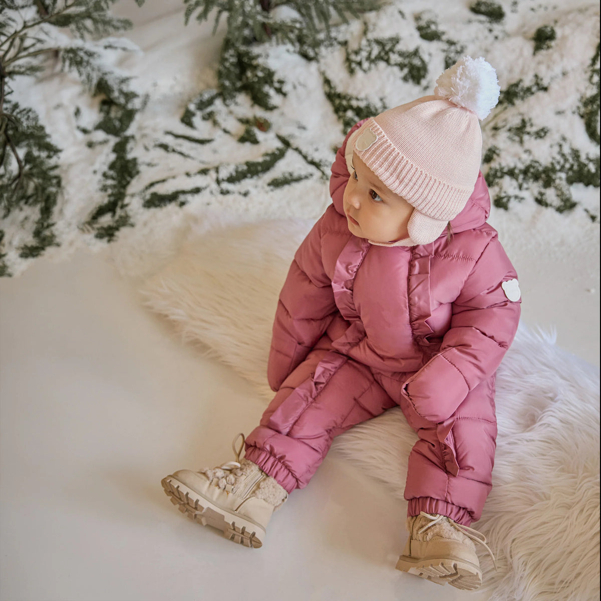Jazzberry Hooded Baby Pram Snowsuit