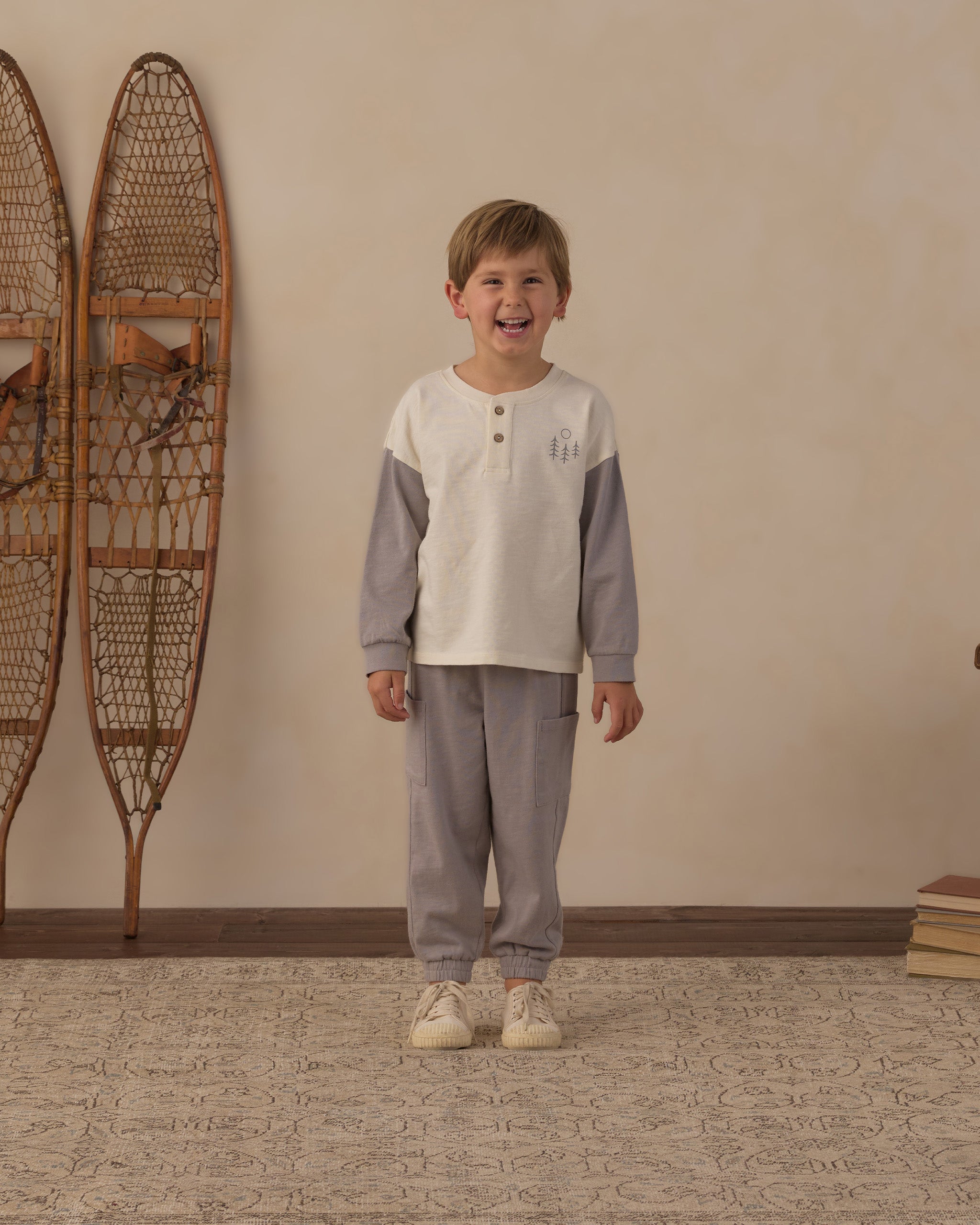 Relaxed Long Sleeve Henley | Made for Adventure