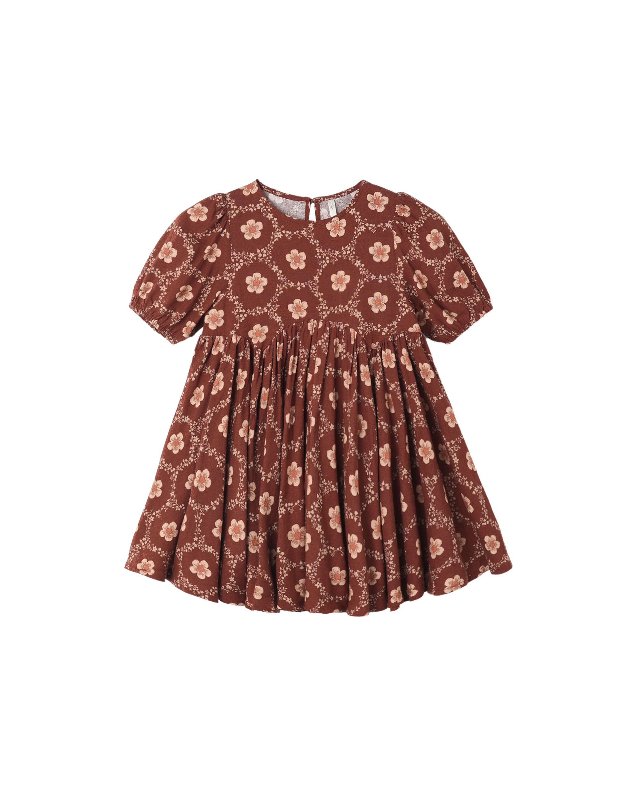 Rose Dress Brick Daisies