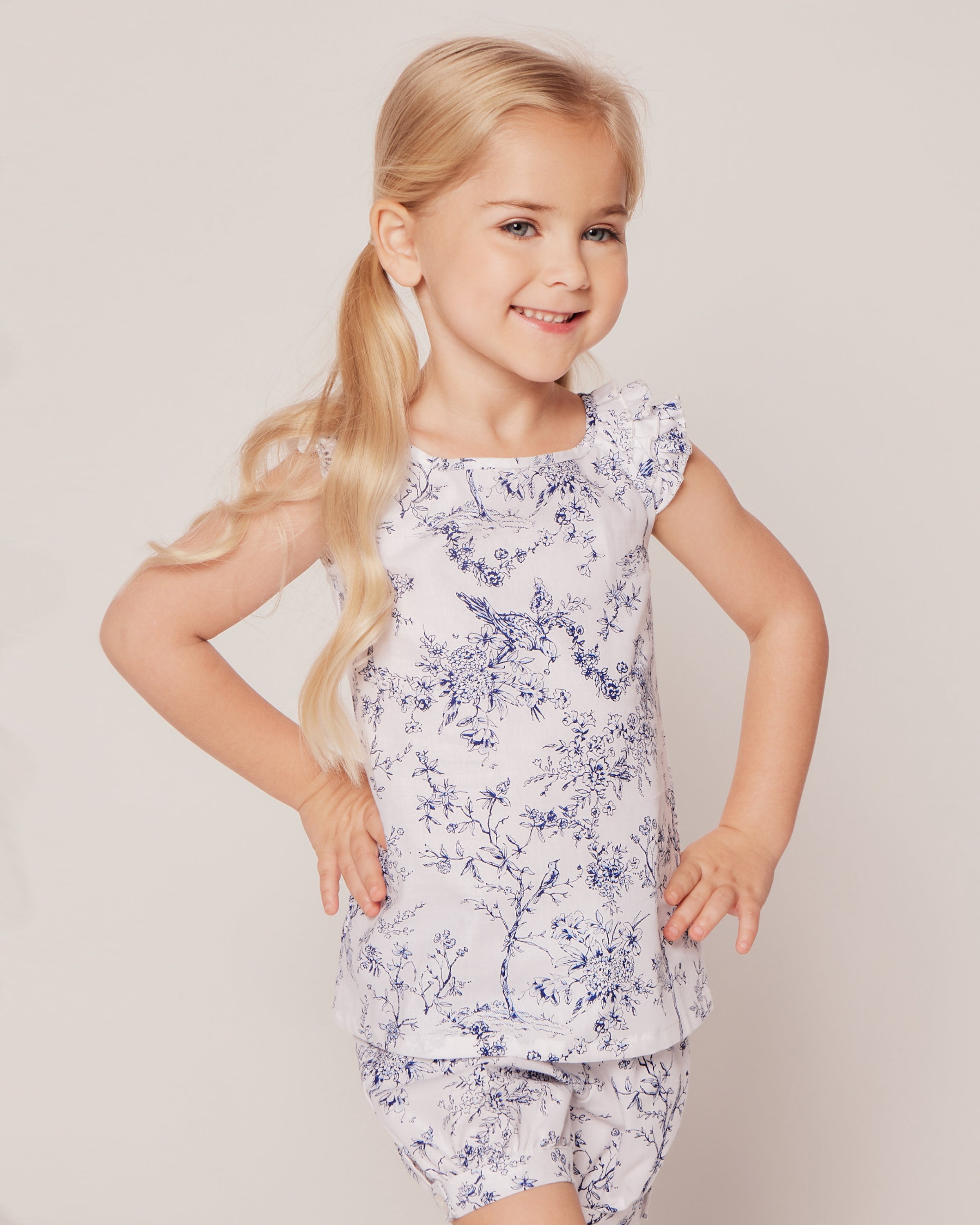 Girl's Twill Amelie Short Set