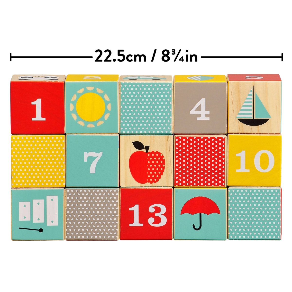 ABC Wooden Alphabet Blocks - Chronicle Books Toy sold by Rosebud & Jo
