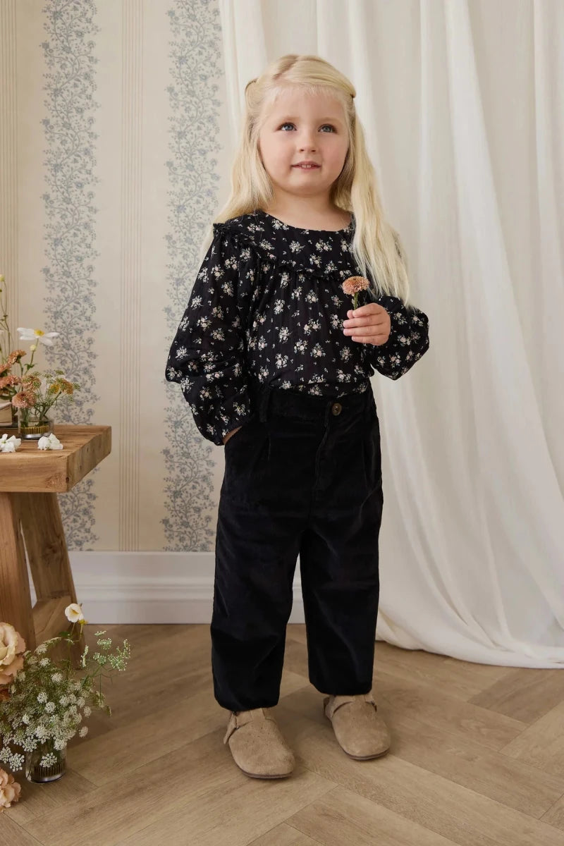 Adelaide Pant - Black Sesame - Jamie Kay Bottoms sold by Rosebud & Jo