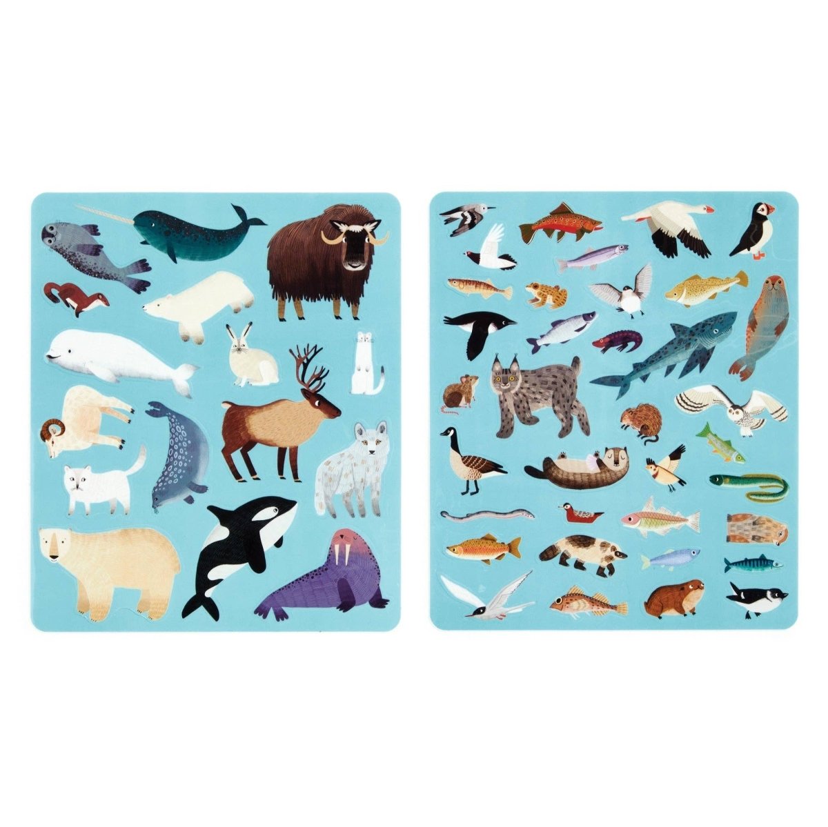 Arctic Life Reusable Sticker Activity Set - Chronicle Books Toy sold by Rosebud & Jo
