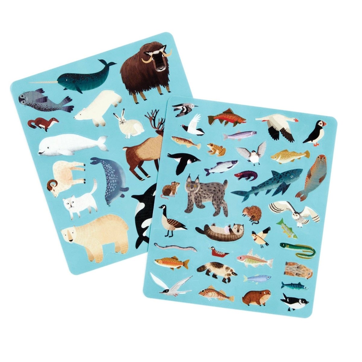 Arctic Life Reusable Sticker Activity Set - Chronicle Books Toy sold by Rosebud & Jo