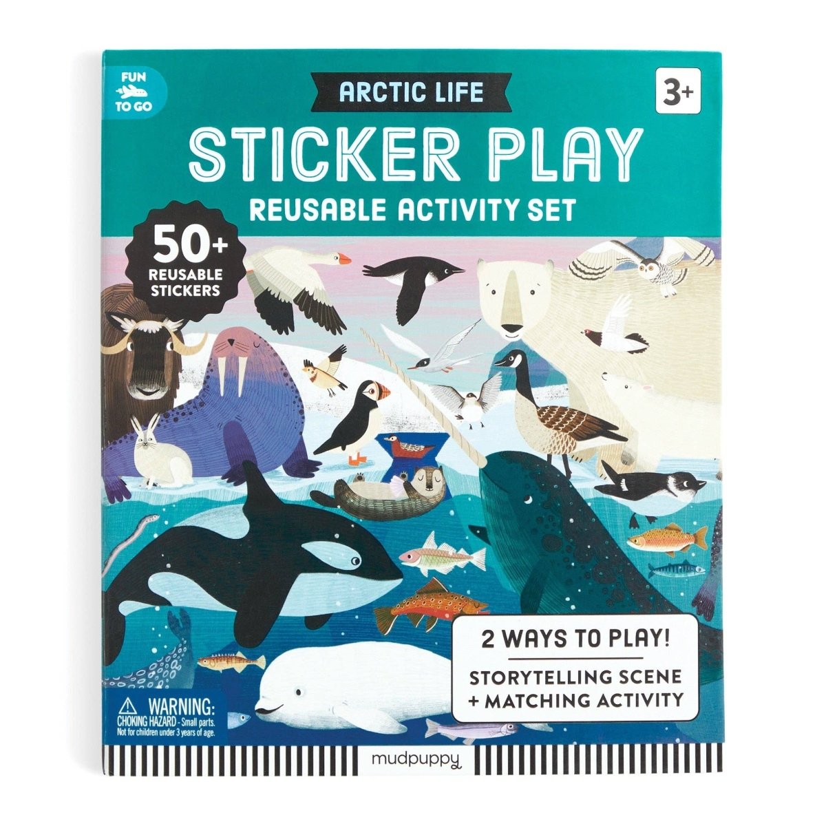 Arctic Life Reusable Sticker Activity Set - Chronicle Books Toy sold by Rosebud & Jo