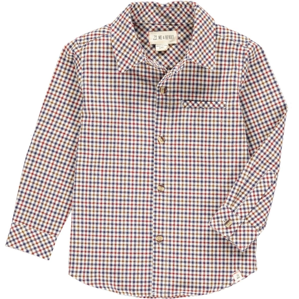 Atwood Woven Shirt - Me & Henry Baby & Toddler Clothing sold by Rosebud & Jo