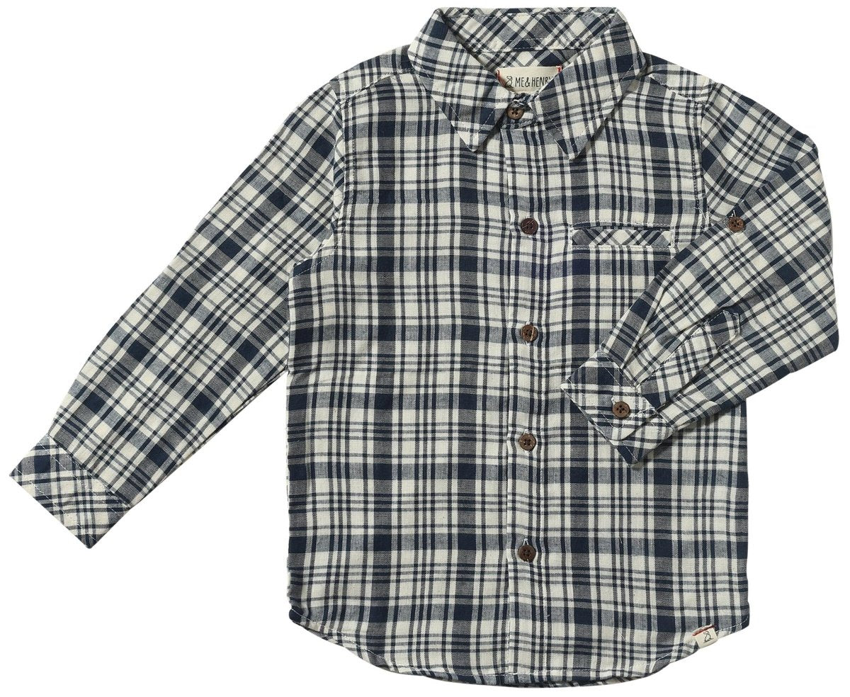 Atwood Woven Shirt - Me & Henry Baby & Toddler Clothing sold by Rosebud & Jo