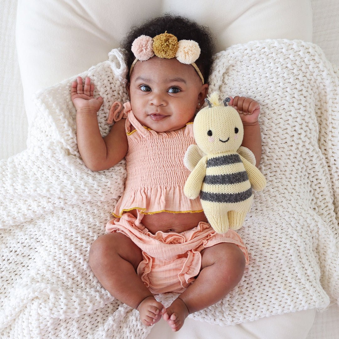 Baby Bee - Cuddle + Kind Stuffed Animals sold by Rosebud & Jo