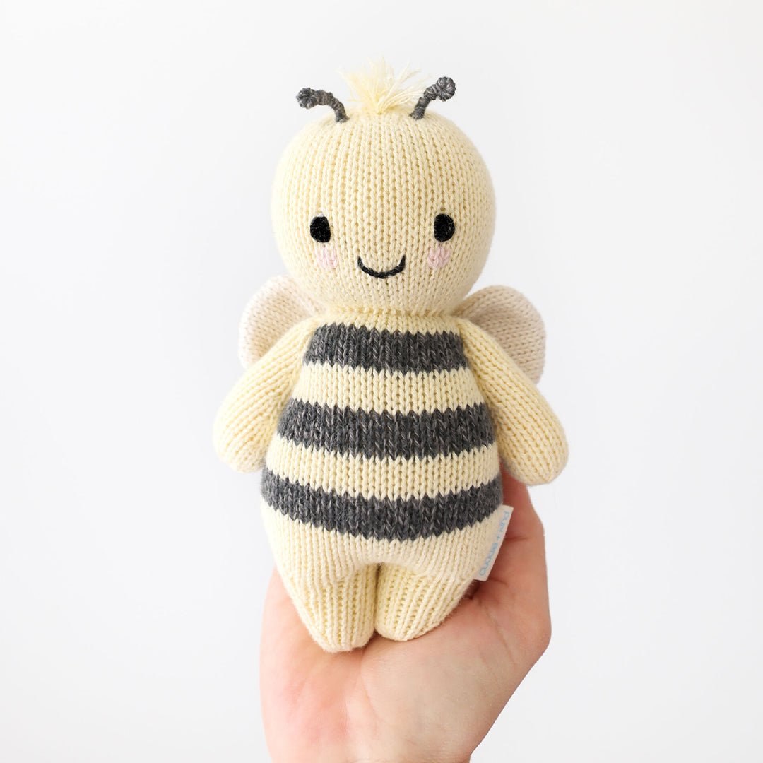 Baby Bee - Cuddle + Kind Stuffed Animals sold by Rosebud & Jo
