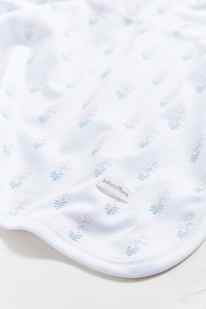 Baby Block Receiving Blanket - babycottons sold by Rosebud & Jo