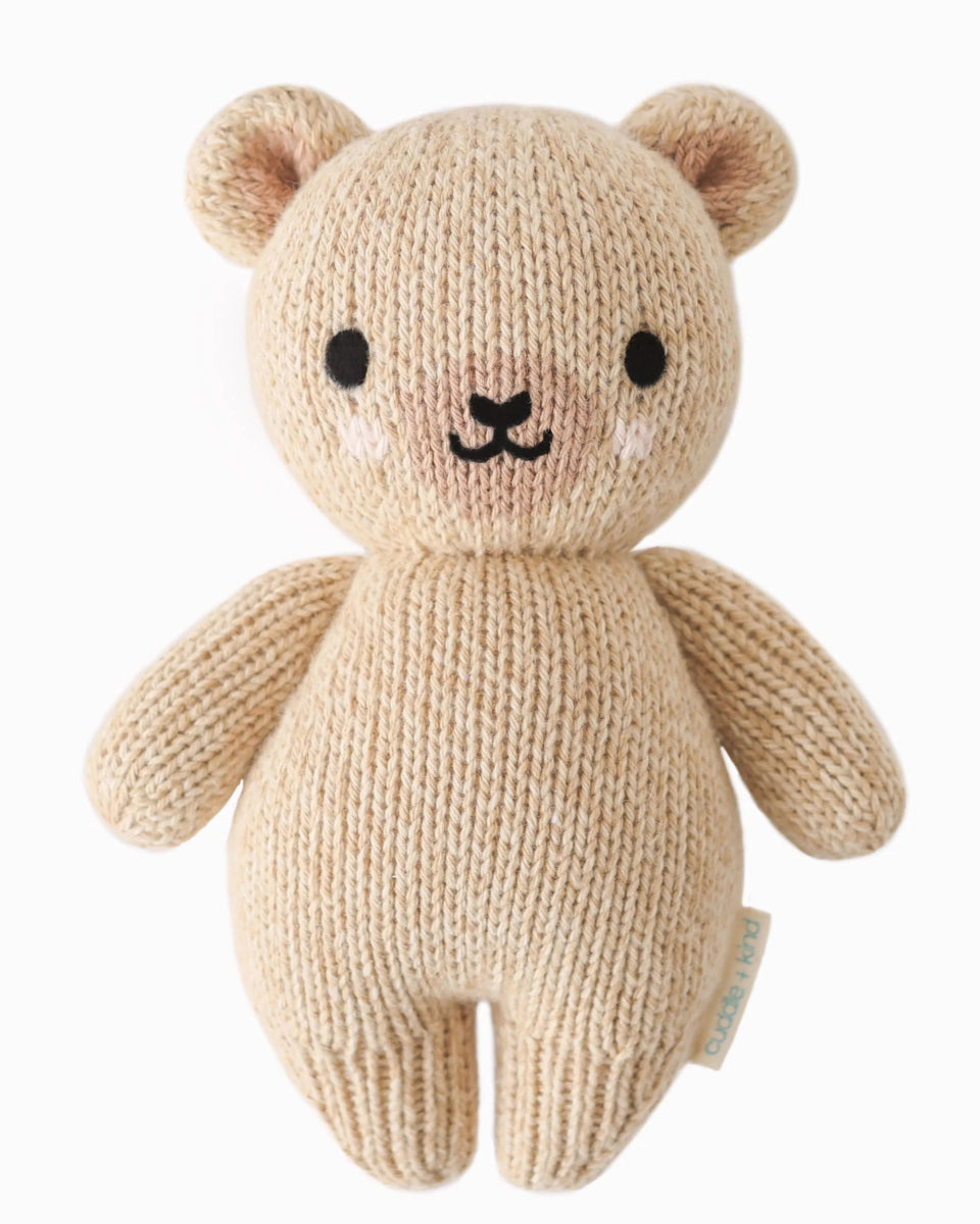 Baby Honey Bear - Cuddle + Kind Stuffed Animals sold by Rosebud & Jo