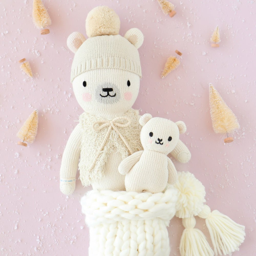 Baby Polar Bear - Lou Lou & Company Stuffed Animals sold by Rosebud & Jo