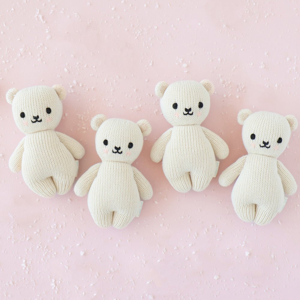 Baby Polar Bear - Lou Lou & Company Stuffed Animals sold by Rosebud & Jo