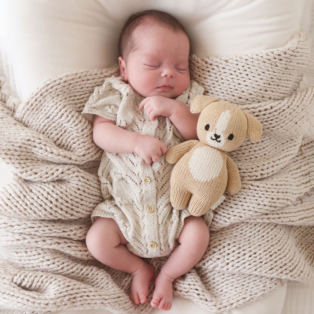 Baby Puppy - Cuddle + Kind Stuffed Animals sold by Rosebud & Jo