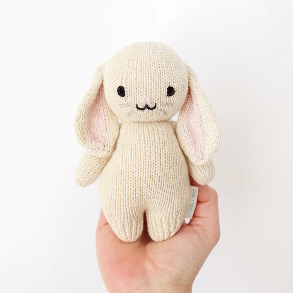 Baby Rabbit (Oatmeal) - Cuddle + Kind Toys sold by Rosebud & Jo