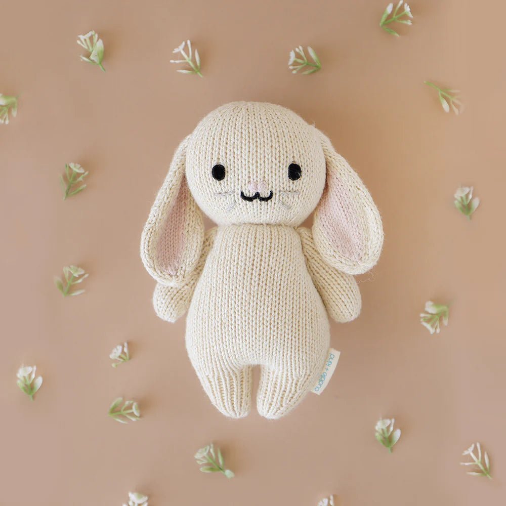 Baby Rabbit (Oatmeal) - Cuddle + Kind Toys sold by Rosebud & Jo