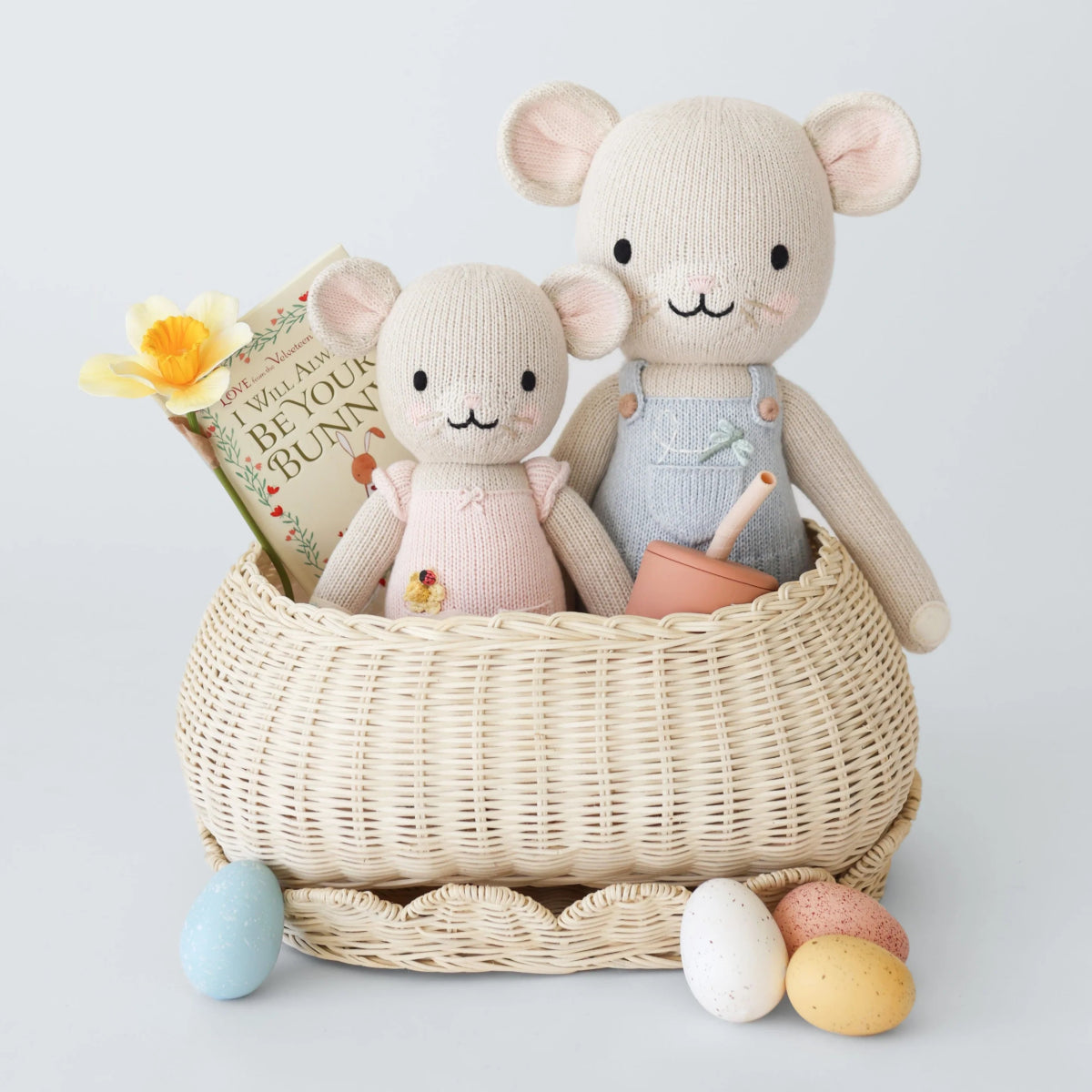 Bailey the Mouse - Cuddle + Kind Stuffed Animals sold by Rosebud & Jo