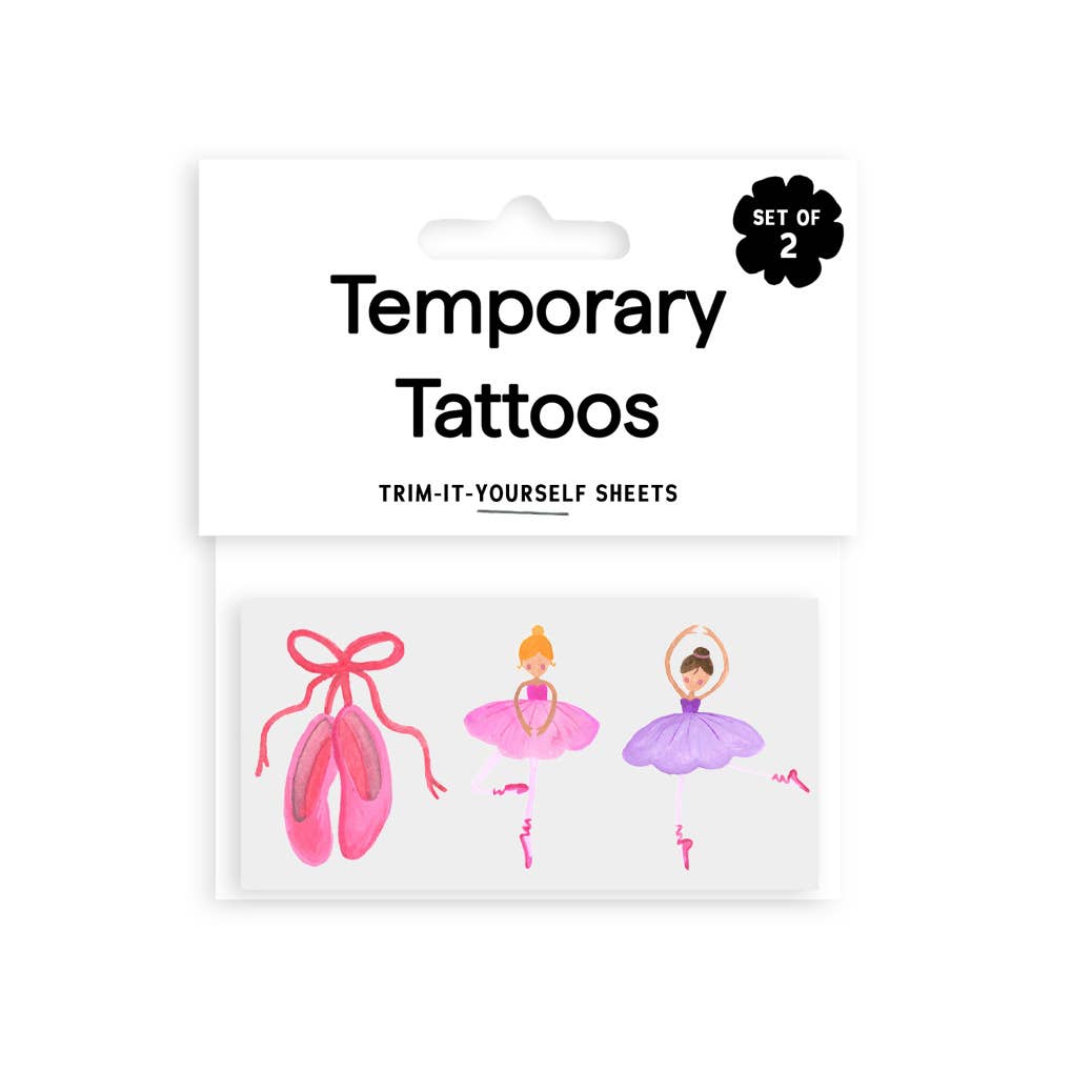 Ballerina Temporary Tattoos - Saint Tattoos Toy sold by Rosebud & Jo