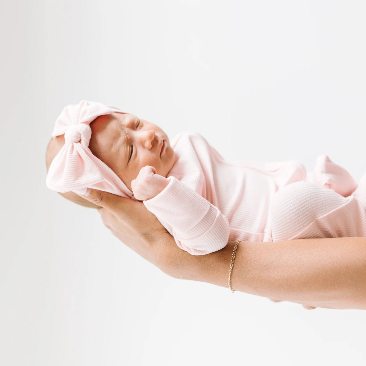 Ballet Pink Small Ribbed Zip Romper - Brave Little Ones Baby & Toddler Clothing sold by Rosebud & Jo