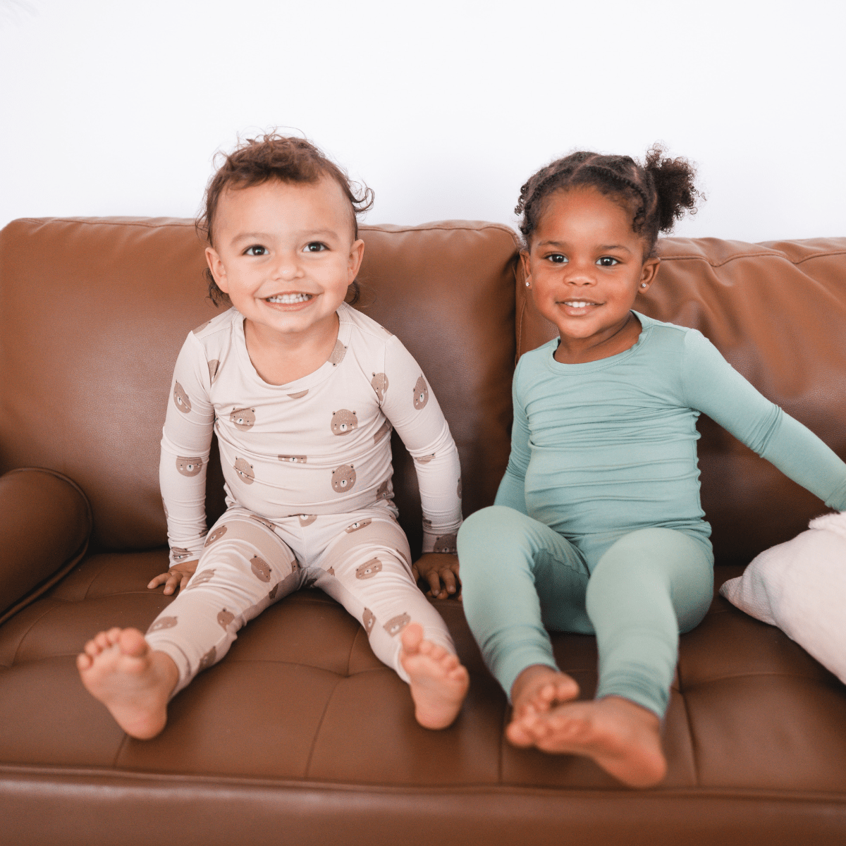 Bamboo 2 - Piece Set Teddy Print - bug + bean kids Baby & Toddler Clothing sold by Rosebud & Jo