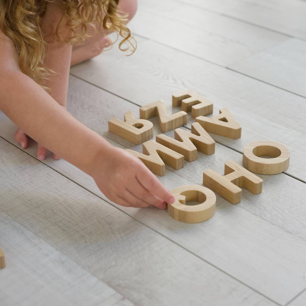 Bamboo Alphabet Set - Wee Gallery sold by Rosebud & Jo