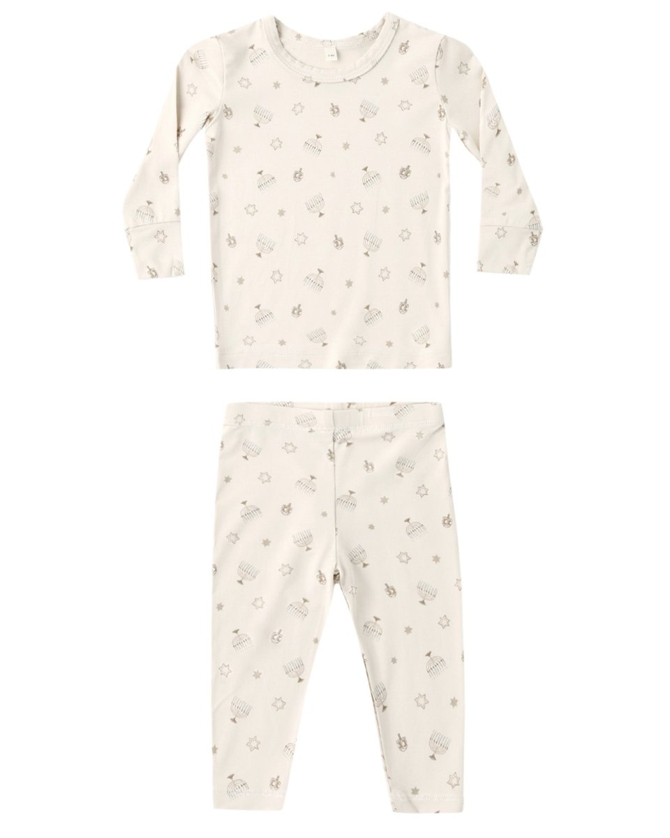 Bamboo Pajama Set || Hanukkah - Quincy Mae Pajamas sold by Rosebud & Jo