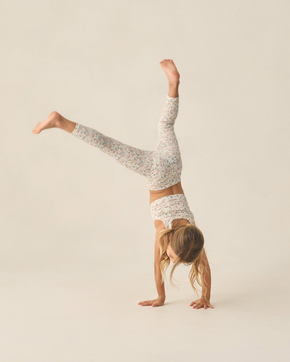 Basic Legging || Flower Field - Rylee + Cru Bottoms sold by Rosebud & Jo