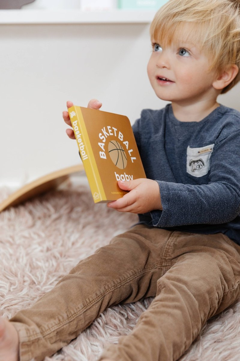 Basketball Baby Board Book - Left Hand Book House Book sold by Rosebud & Jo