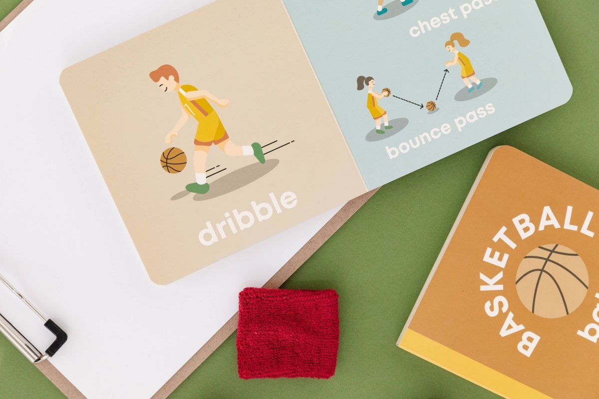 Basketball Baby Board Book - Left Hand Book House Book sold by Rosebud & Jo