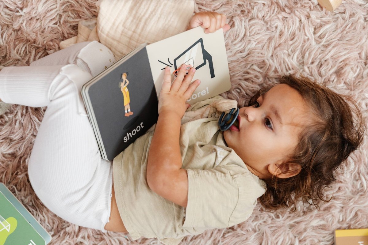 Basketball Baby Board Book - Left Hand Book House Book sold by Rosebud & Jo