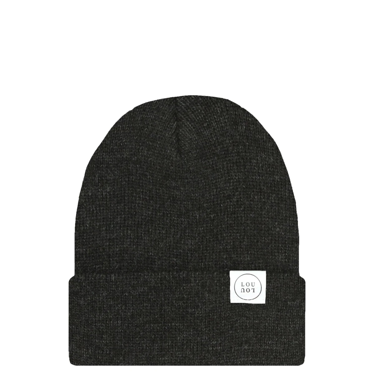 Beanie Hat in Heathered Black - Lou Lou & Company Hats sold by Rosebud & Jo