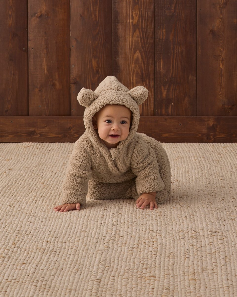 Bear Jumpsuit || Latte - Quincy Mae Outerwear sold by Rosebud & Jo