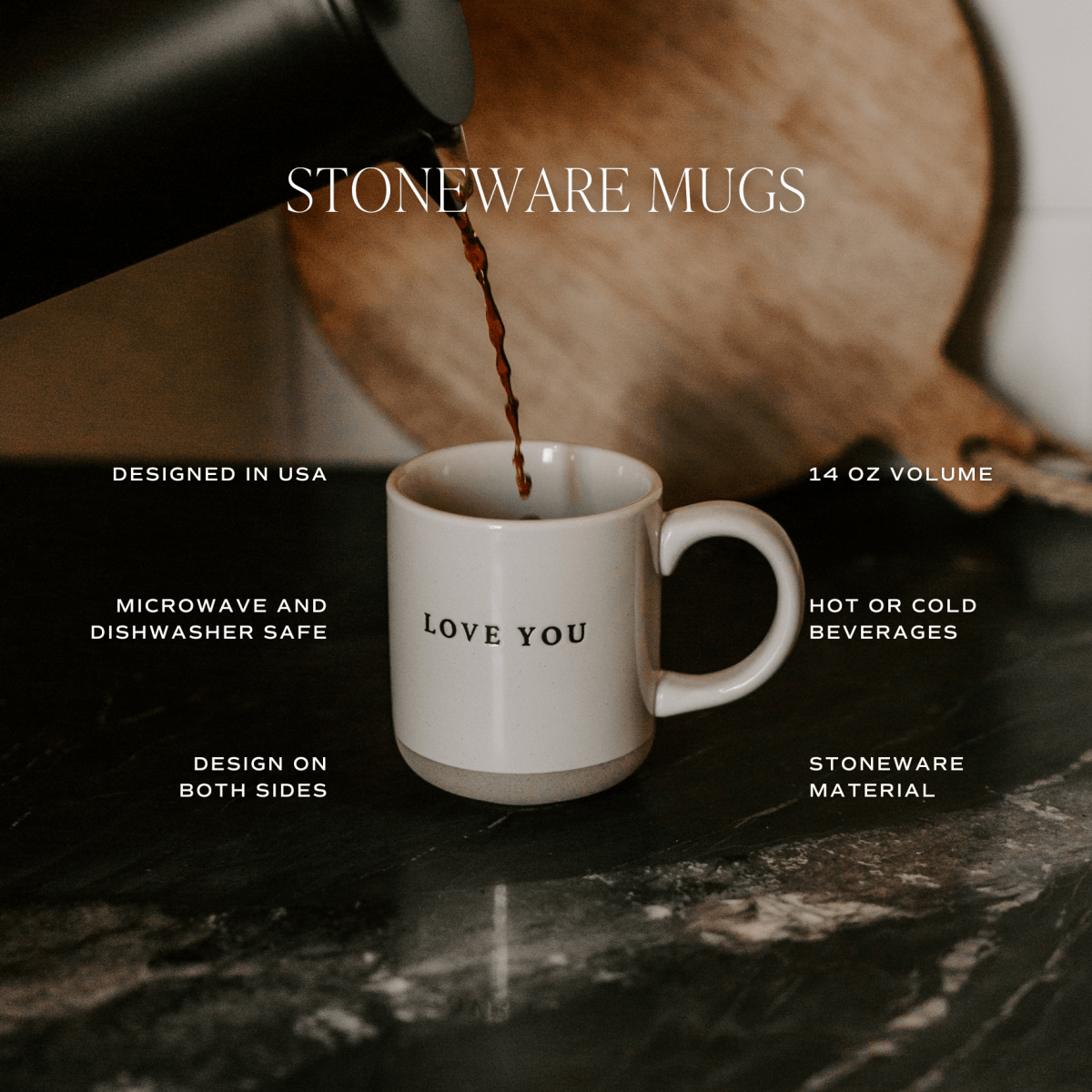 Best Dad Ever Stoneware Coffee Mug - Sweet Water Decor Mug sold by Rosebud & Jo