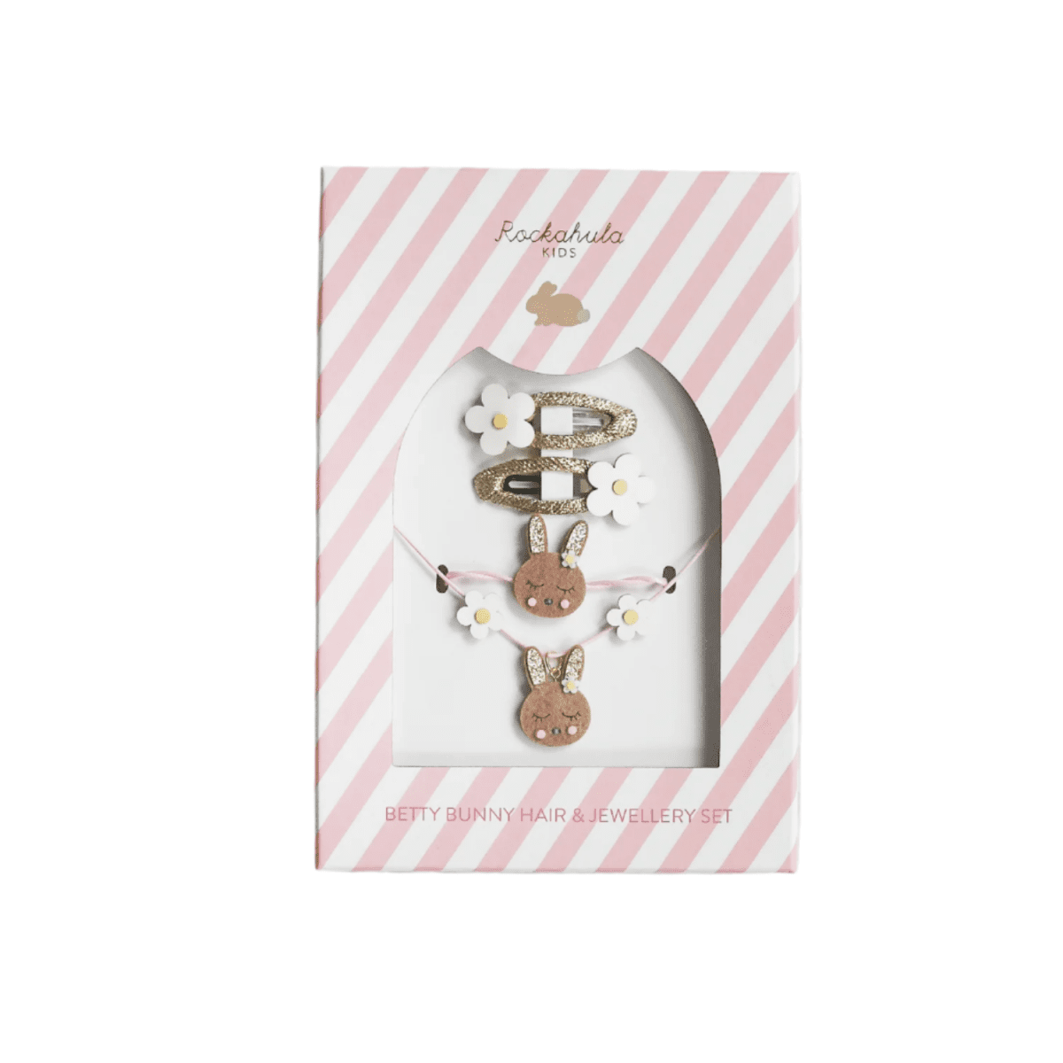 Betty Bunny Hair & Jewelry Set - Rockahula Kids US Jewelry sold by Rosebud & Jo