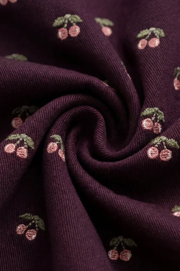 Blair Overall - Cherry Fig - Jamie Kay Top & Bottom Sets sold by Rosebud & Jo