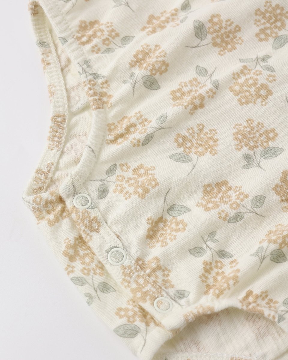 Bubble Onesie || Yellow Ditsy - Rylee + Cru Rompers & Jumpers sold by Rosebud & Jo